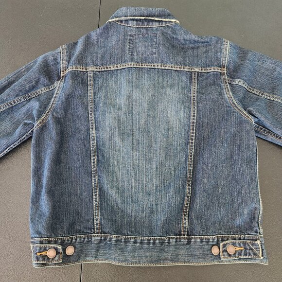 Levi Strauss Signature Denim Jacket Vintage Womens Medium Distressed Look EUC - Picture 7 of 16